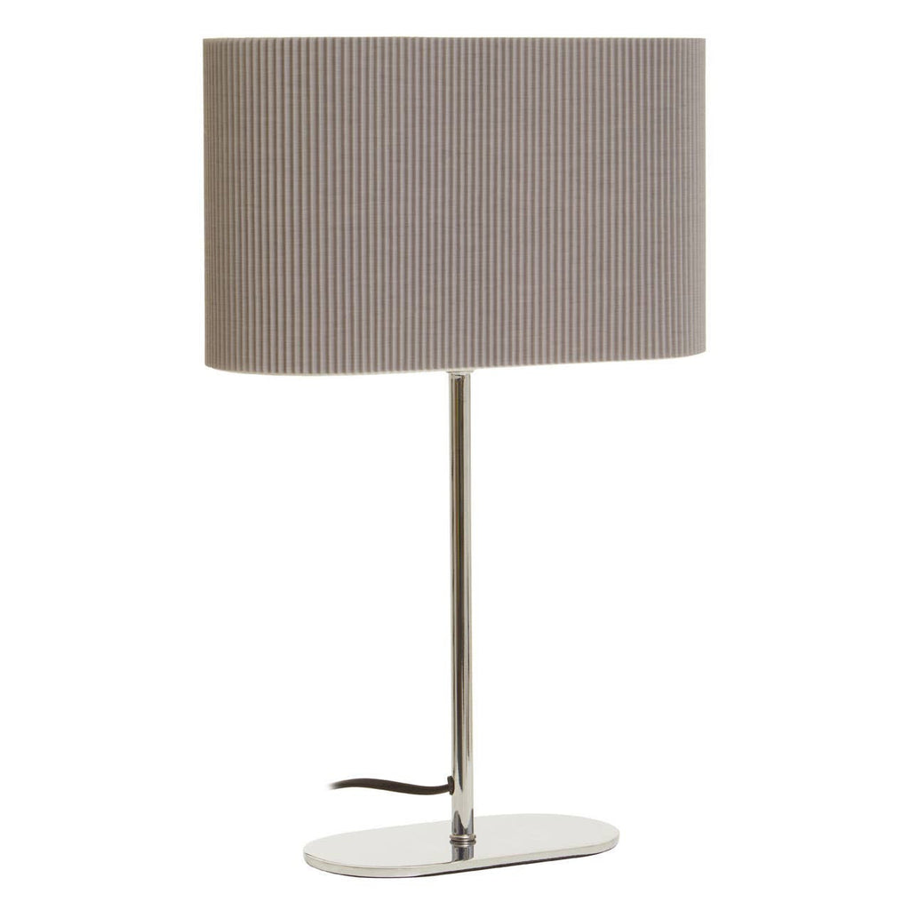 Aveline Shiny Silver Table Lamp