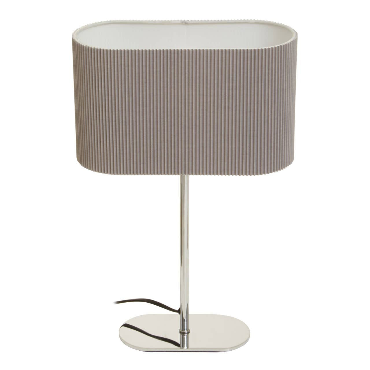 Aveline Shiny Silver Table Lamp