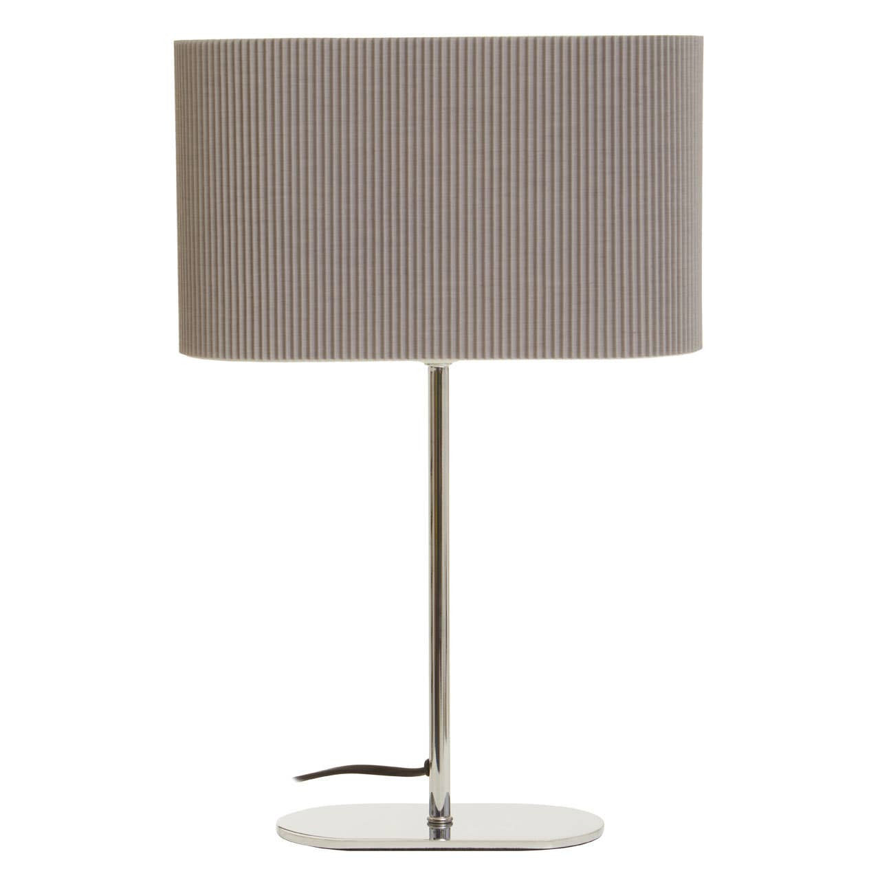 Aveline Shiny Silver Table Lamp