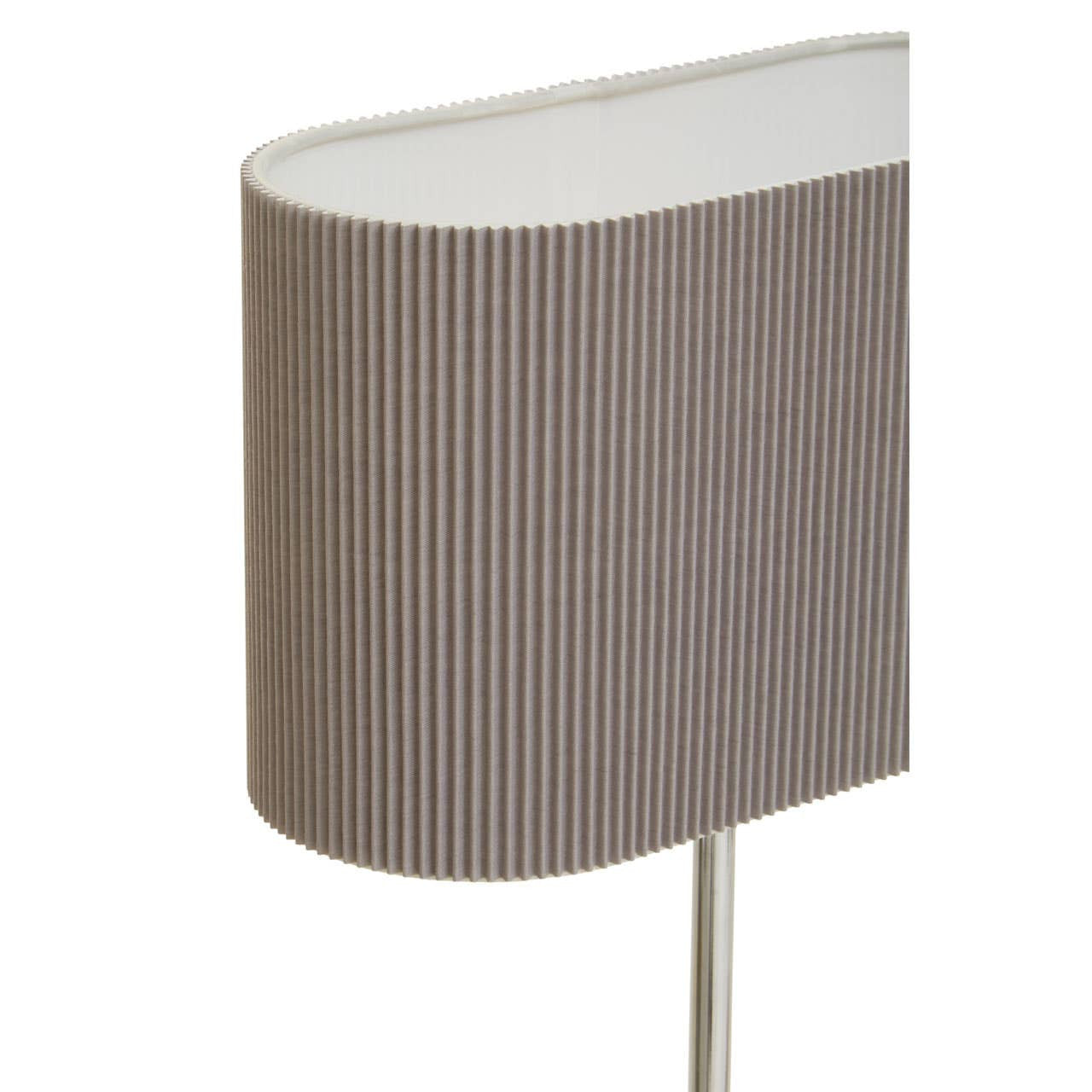 Aveline Shiny Silver Table Lamp