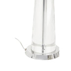 Geneva Clear Crystal Table Lamp With Chrome Base
