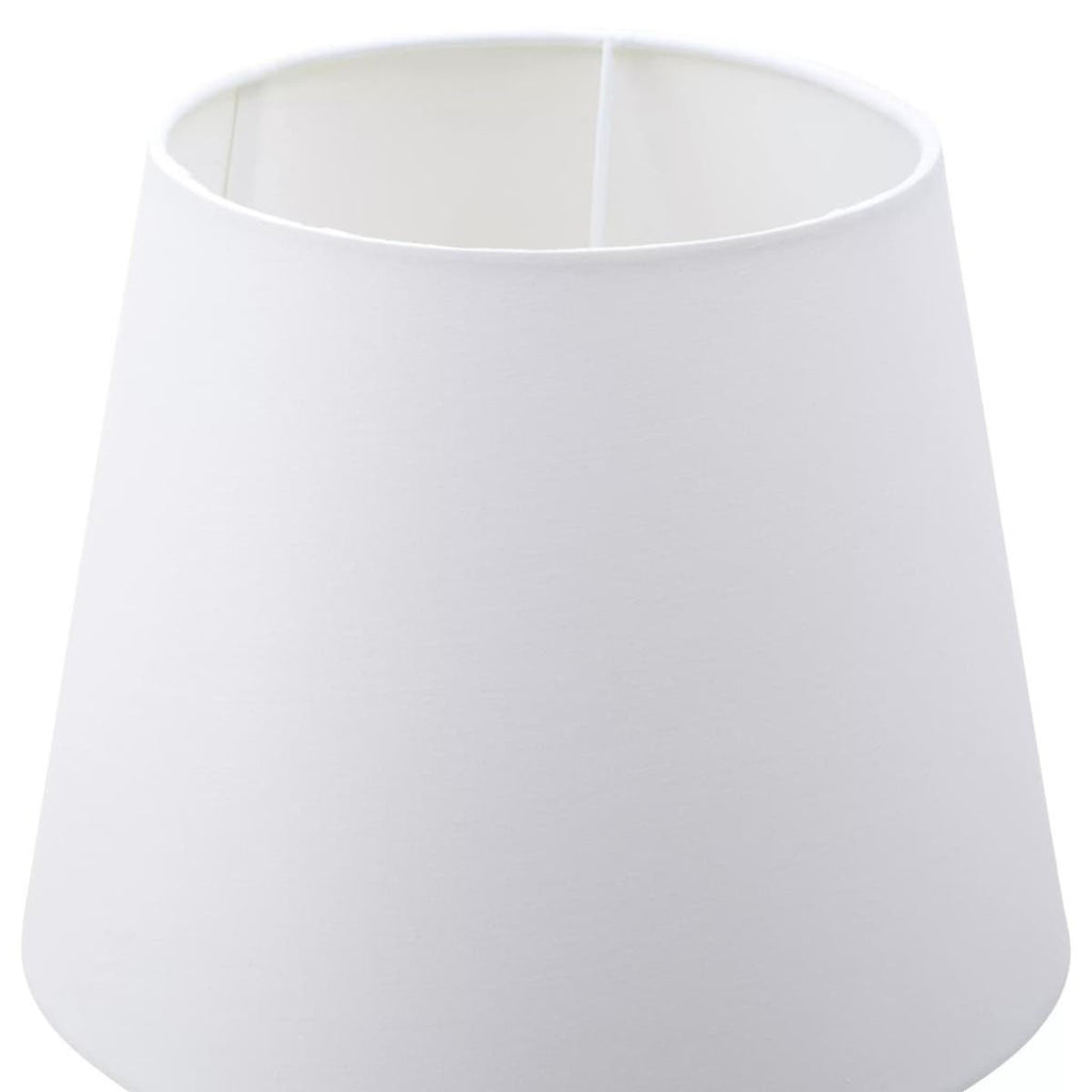 Wren Green Glass Table Lamp With White Shade