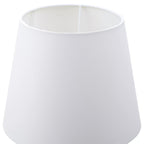 Wren Green Glass Table Lamp With White Shade