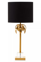 Marlowe Gold Finish Palm Tree Design Table Lamp