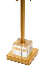 Marlowe Gold Finish Palm Tree Design Table Lamp