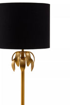 Marlowe Gold Finish Palm Tree Design Table Lamp