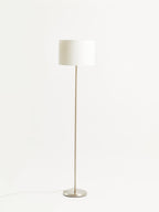 Linea Cream Waffle Effect Shade Floor Lamp