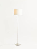 Linea Cream Waffle Effect Shade Floor Lamp