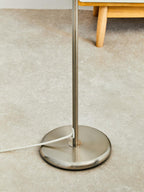 Linea Cream Waffle Effect Shade Floor Lamp