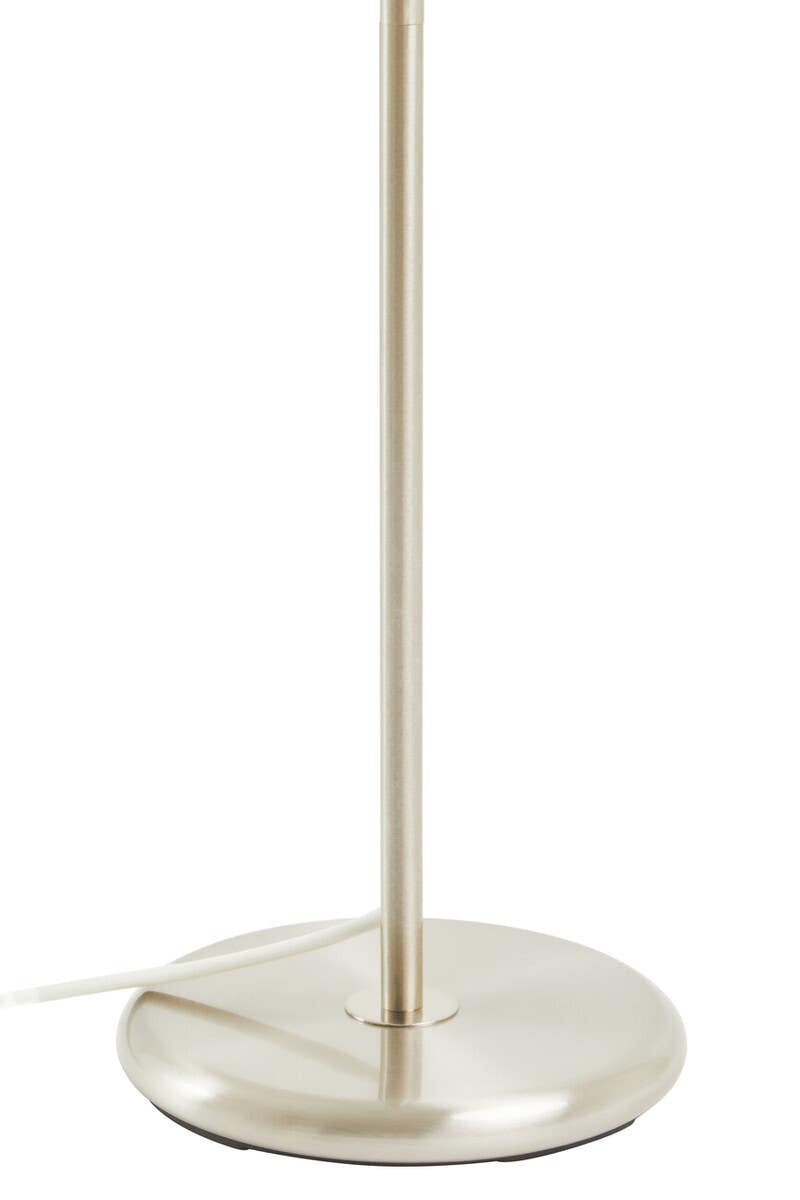 Linea Cream Waffle Effect Shade Floor Lamp