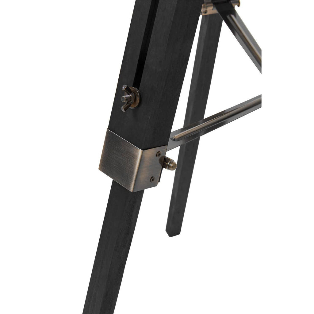 Chiltern Tripod Floor Lamp With Black Base