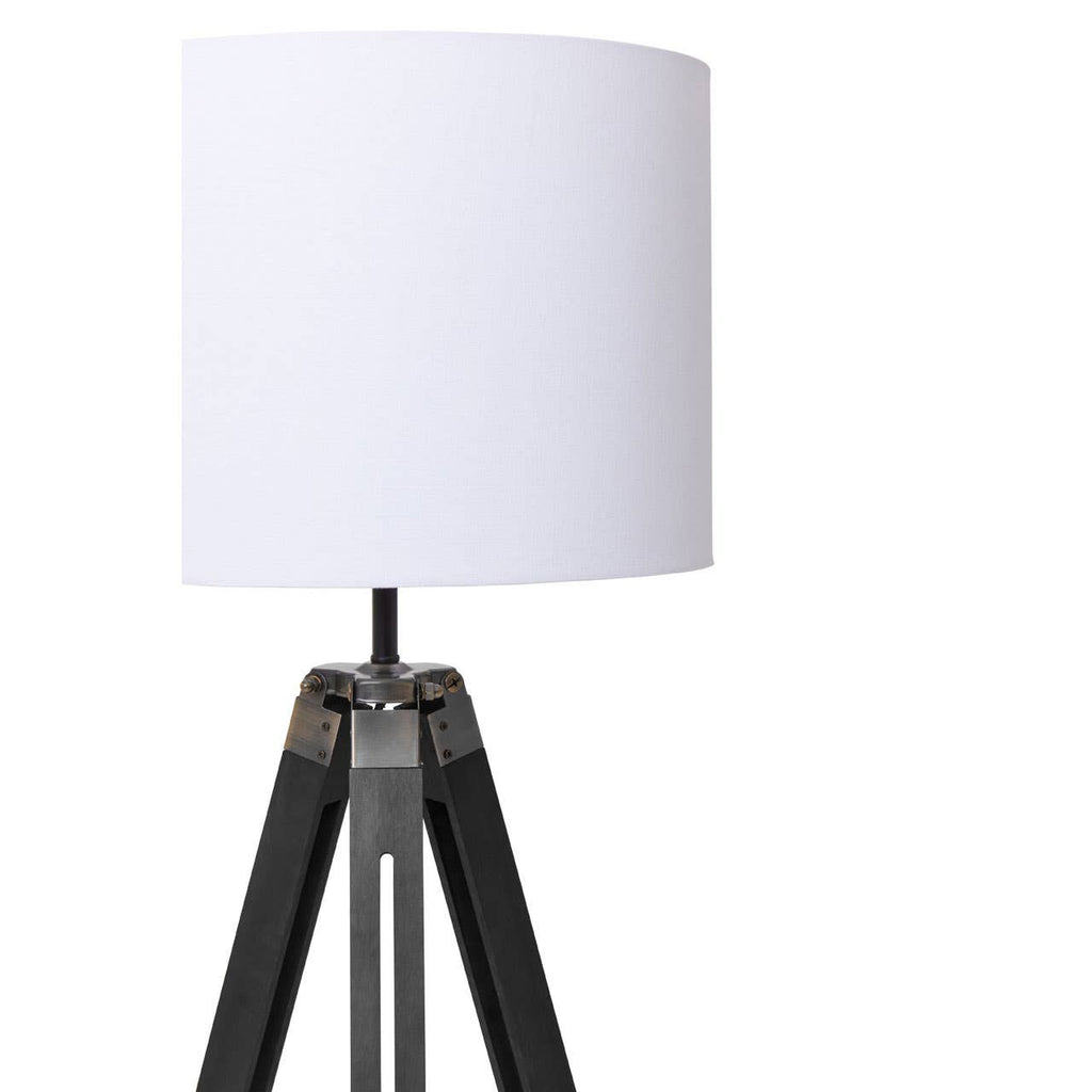 Chiltern Tripod Floor Lamp With Black Base
