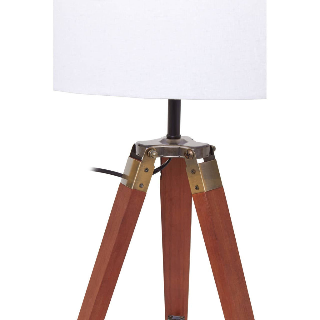 Chiltern Tripod Table Lamp With Brown Base
