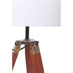 Chiltern Tripod Table Lamp With Brown Base