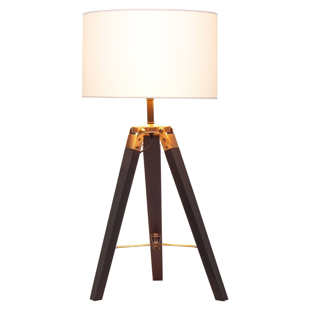 Chiltern Tripod Table Lamp With Black Base