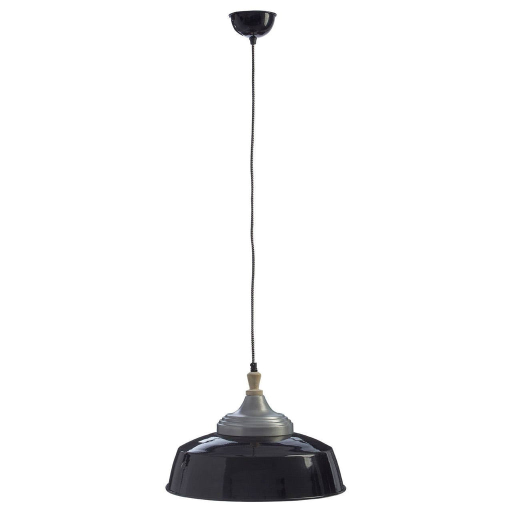 Bergen Black Large Pendant Light