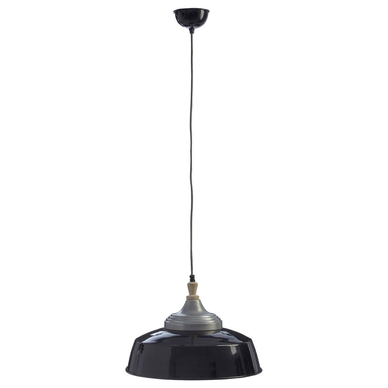 Bergen Black Large Pendant Light