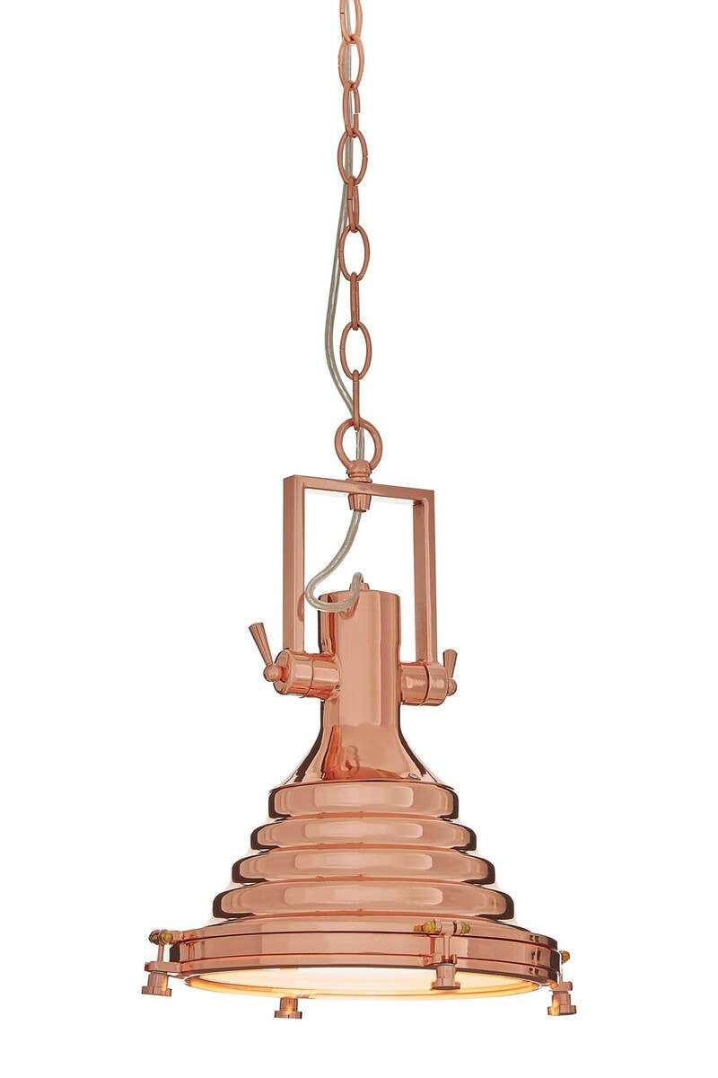 Ashby Small Copper Pendant Light
