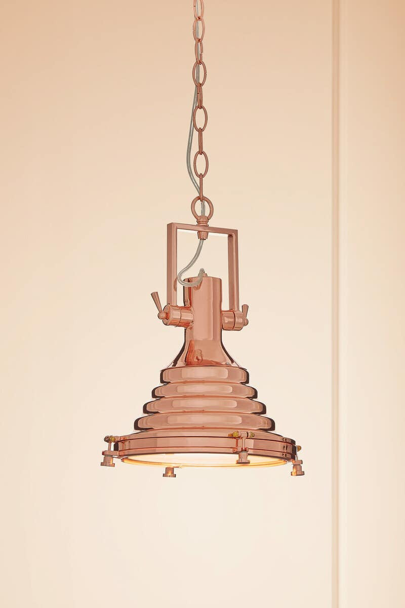 Ashby Small Copper Pendant Light