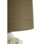 Indira Table Lamp With Grey And Brown Shade