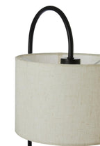Sterling Curved Table Lamp with Marble Base