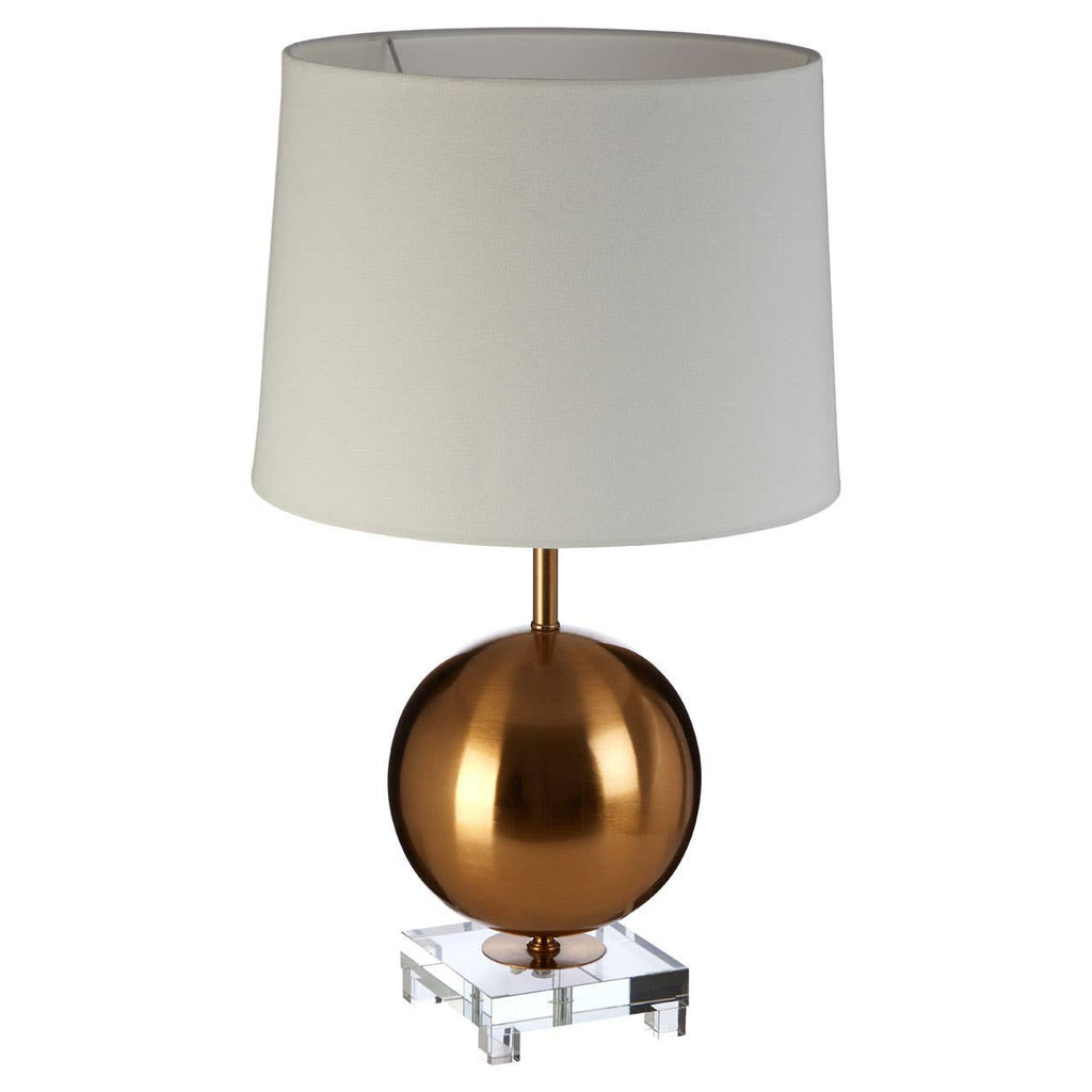 Nova Gold Sphere Table Lamp