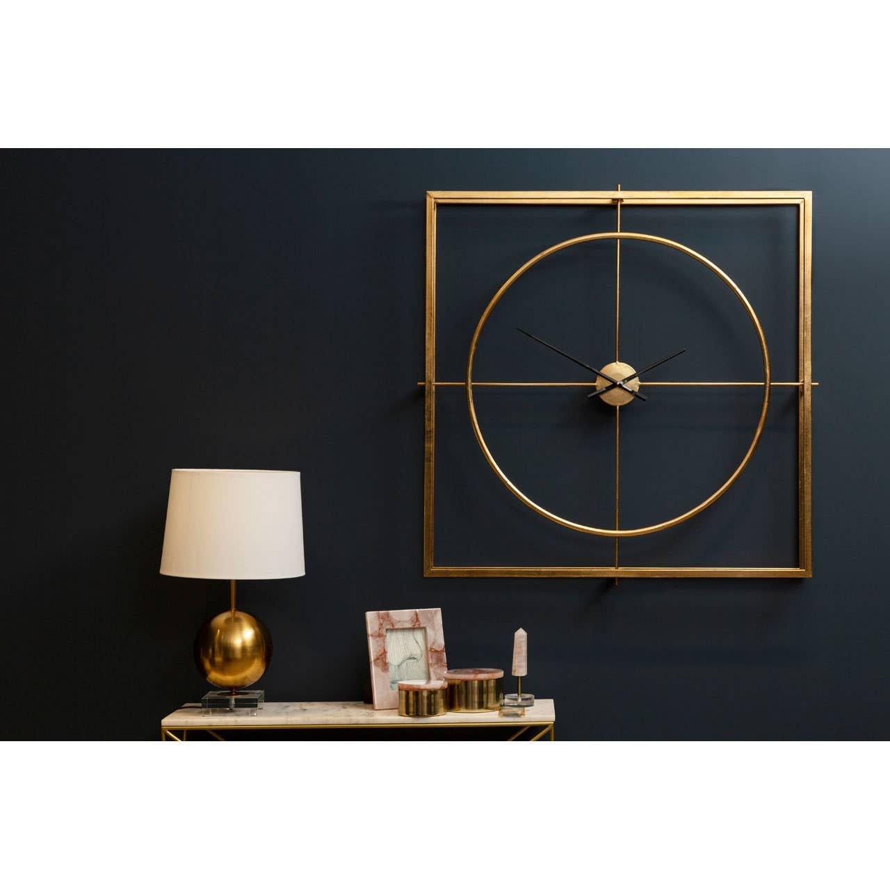 Nova Gold Sphere Table Lamp