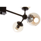 Suri 6 Arm Matte Black Pendant Light
