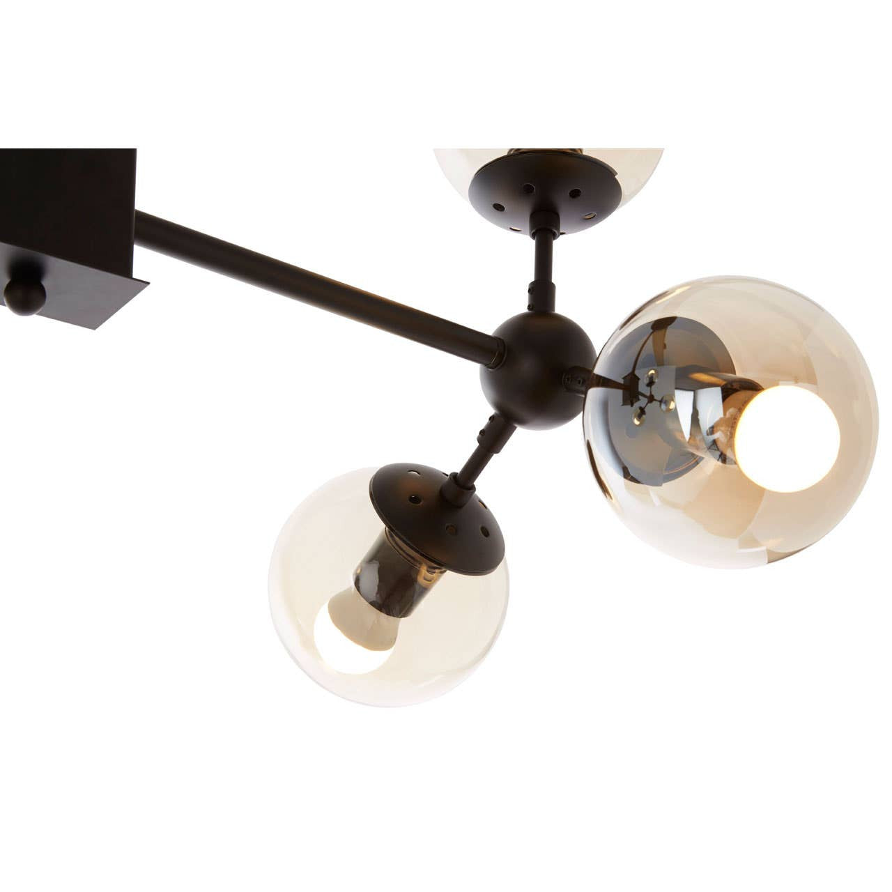 Suri 6 Arm Matte Black Pendant Light