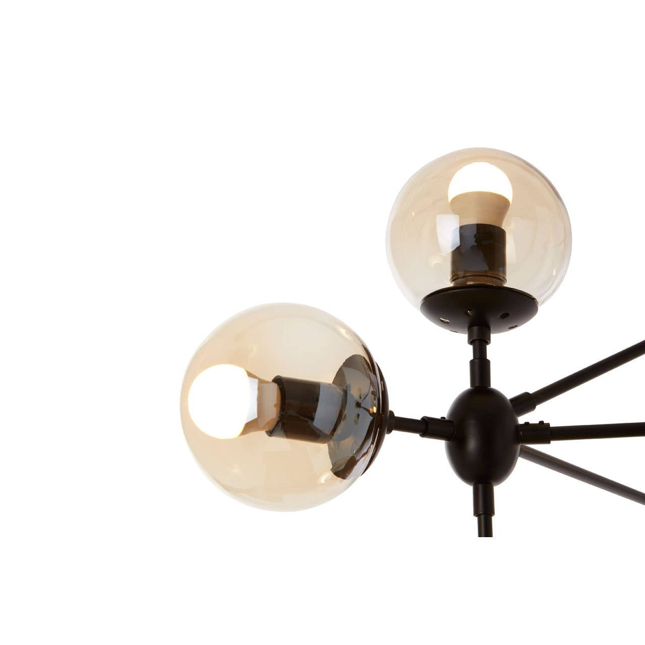 Suri 10 Arm Matte Black Pendant Light