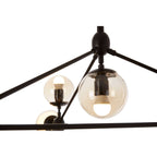 Suri 10 Arm Matte Black Pendant Light