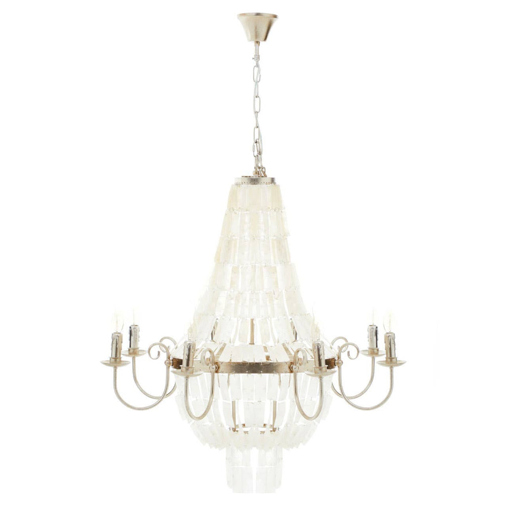 Bianca 8 Bulb Seashell Chandelier