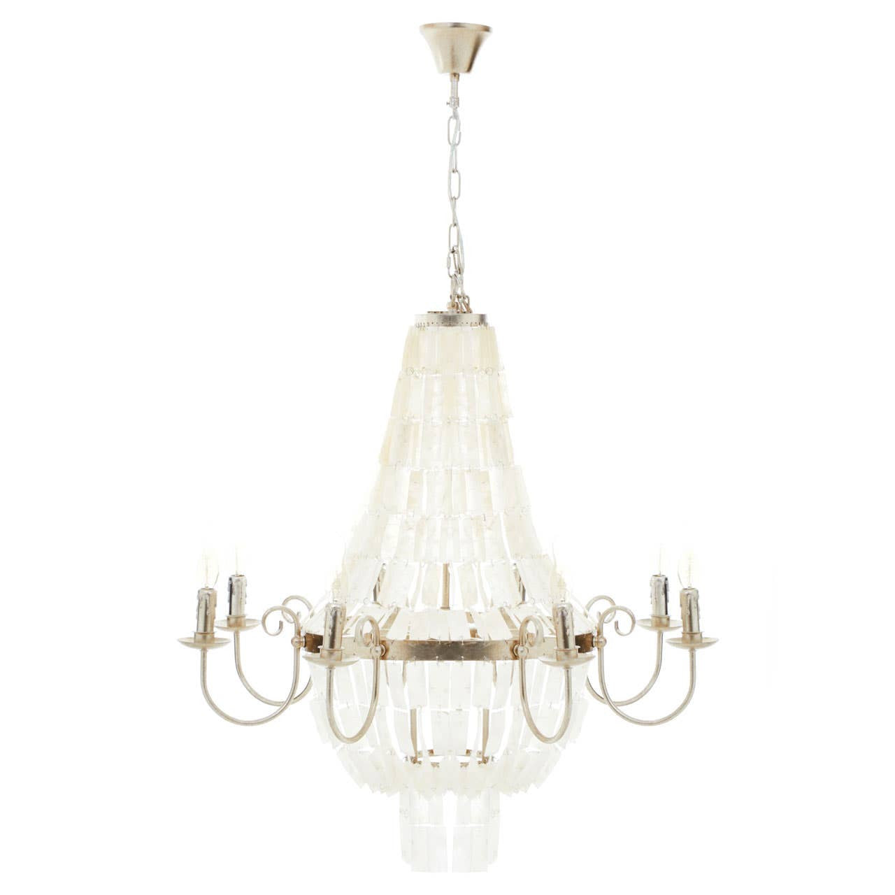Bianca 8 Bulb Seashell Chandelier