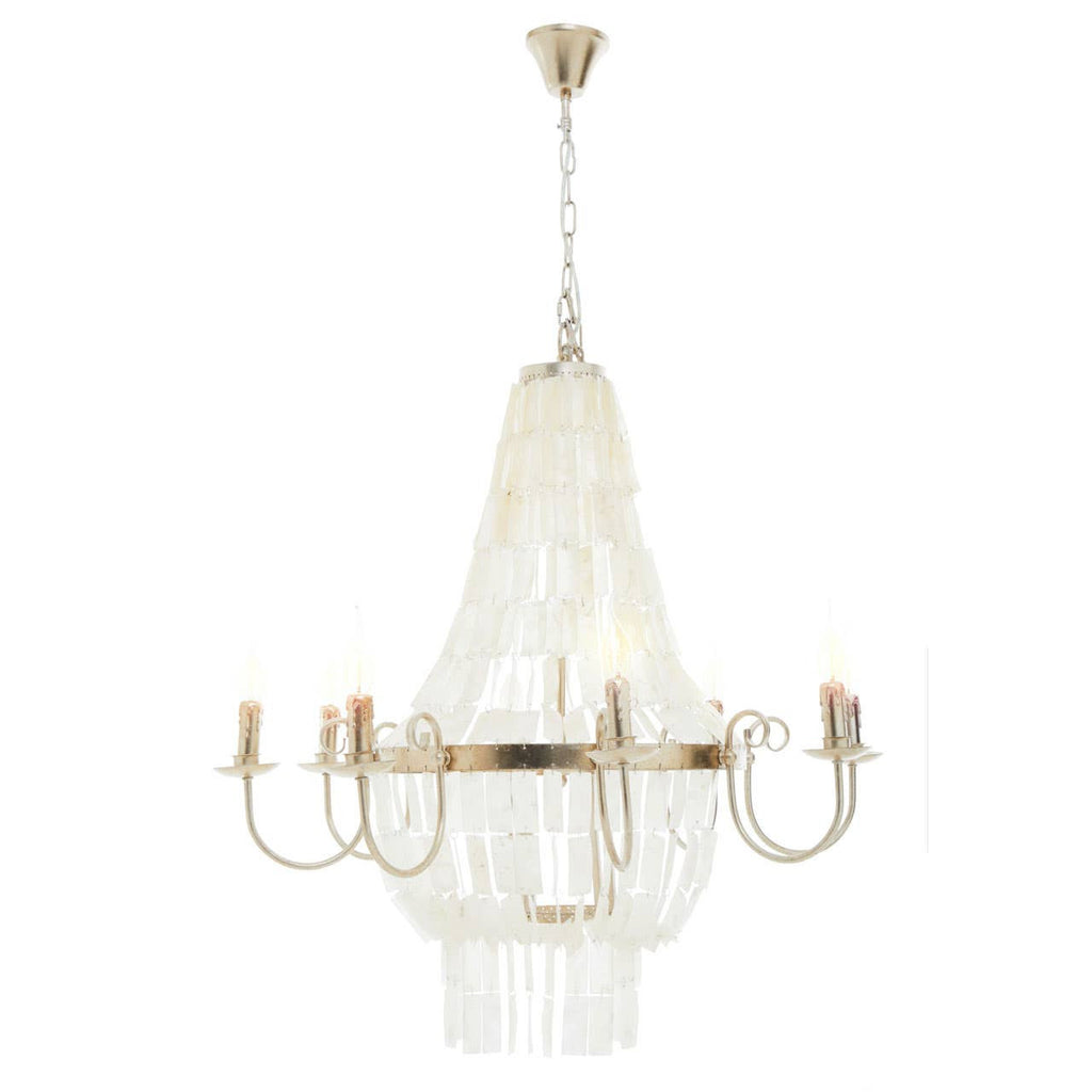 Bianca 8 Bulb Seashell Chandelier