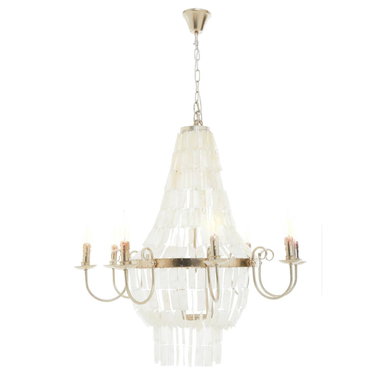 Bianca 8 Bulb Seashell Chandelier