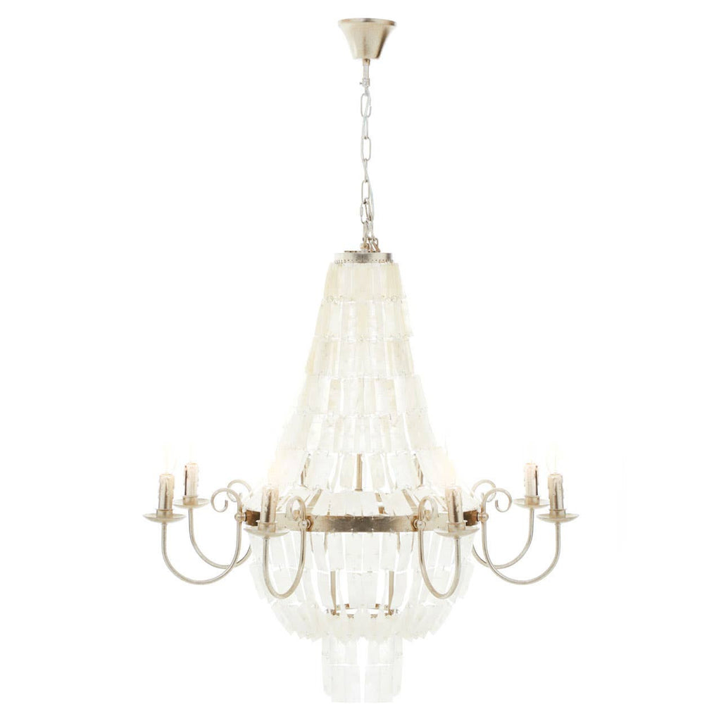 Bianca 8 Bulb Seashell Chandelier