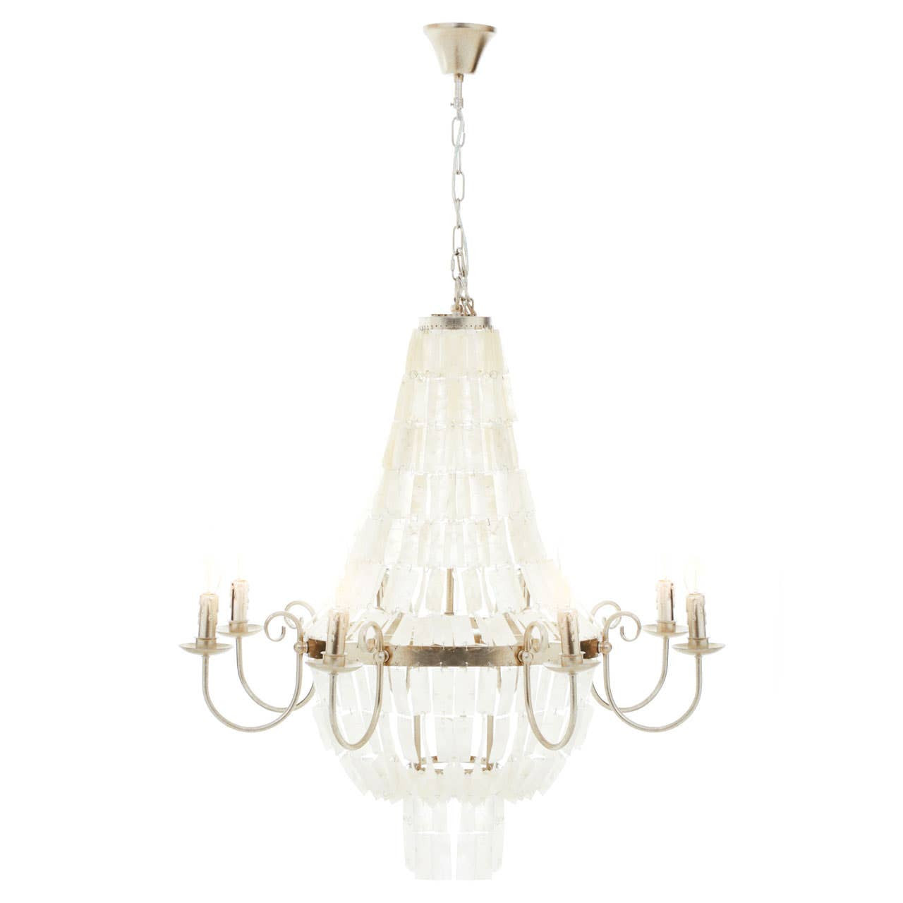 Bianca 8 Bulb Seashell Chandelier