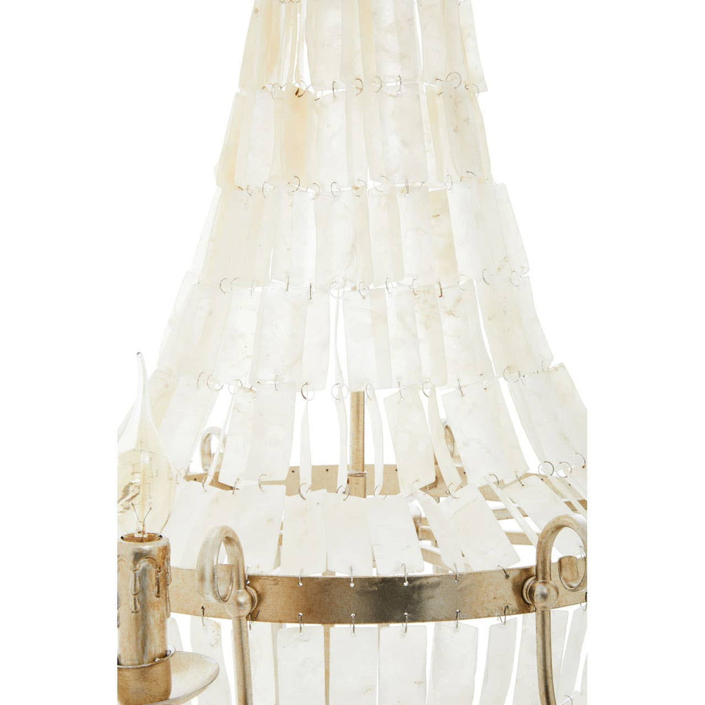 Bianca 8 Bulb Seashell Chandelier