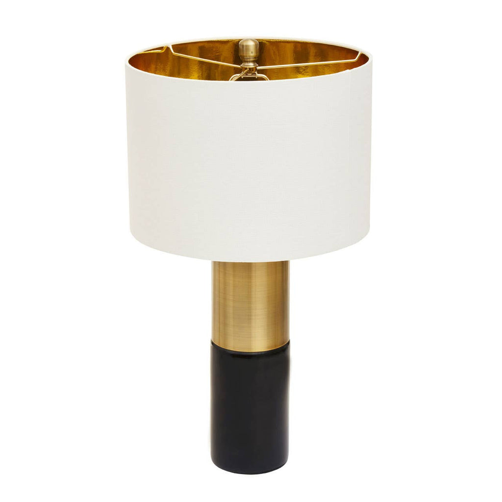 Hugo Black Marble and Gold Table Lamp