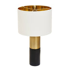 Hugo Black Marble and Gold Table Lamp