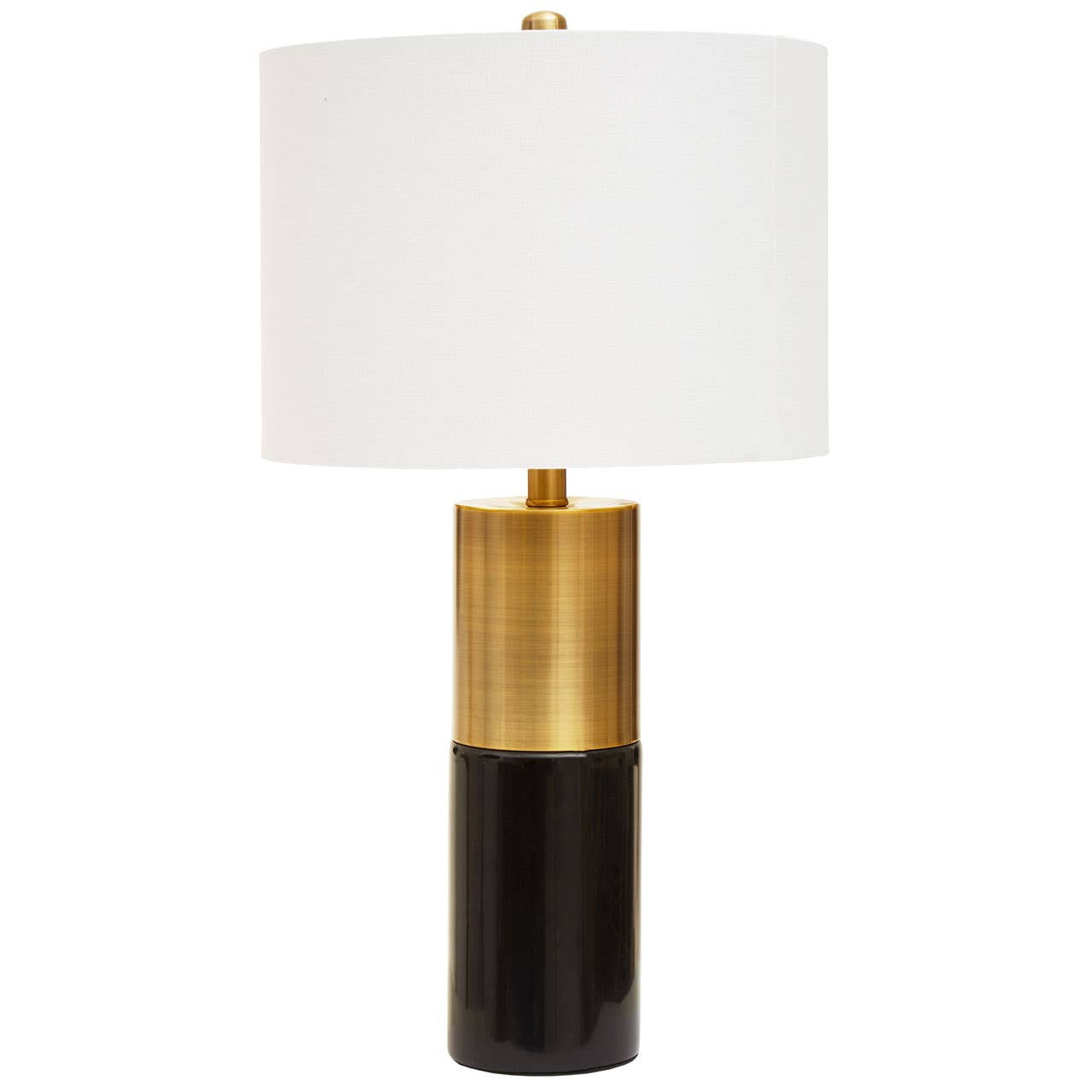 Hugo Black Marble and Gold Table Lamp