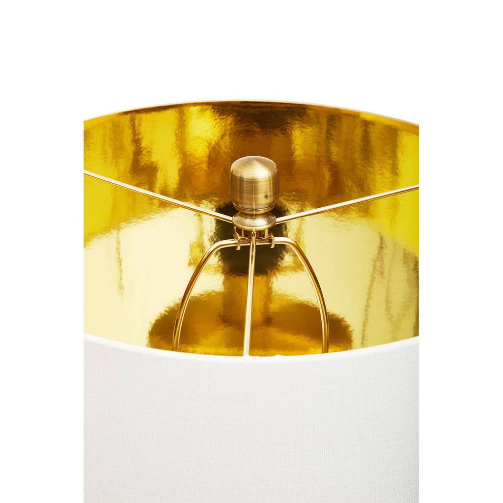 Hugo Black Marble and Gold Table Lamp