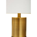 Hugo Black Marble and Gold Table Lamp