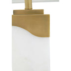 Maren Table Lamp in White Marble and Gold