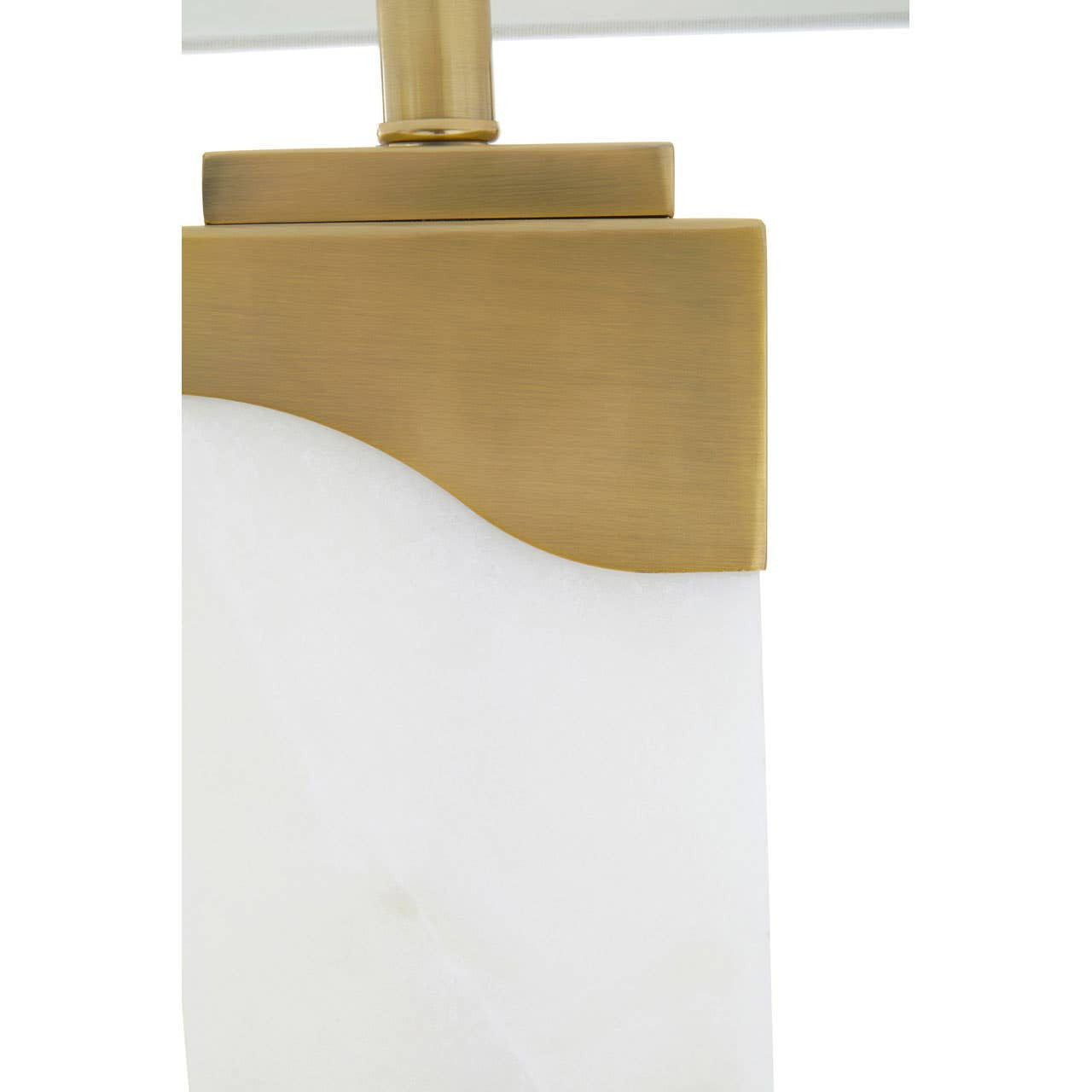 Maren Table Lamp in White Marble and Gold