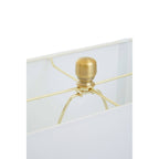 Maren Table Lamp in White Marble and Gold