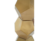 Briony Gold Glass Table Lamp with Chrome Base