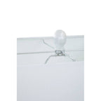 Briony Gold Glass Table Lamp with Chrome Base