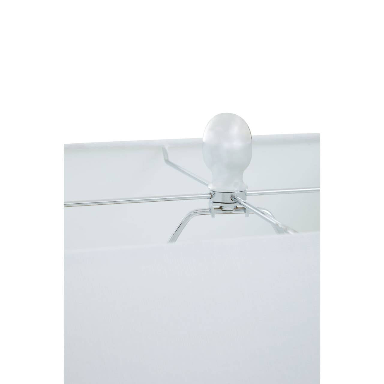 Briony Gold Glass Table Lamp with Chrome Base
