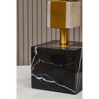 Caldera White Fabric Shade Table Lamp